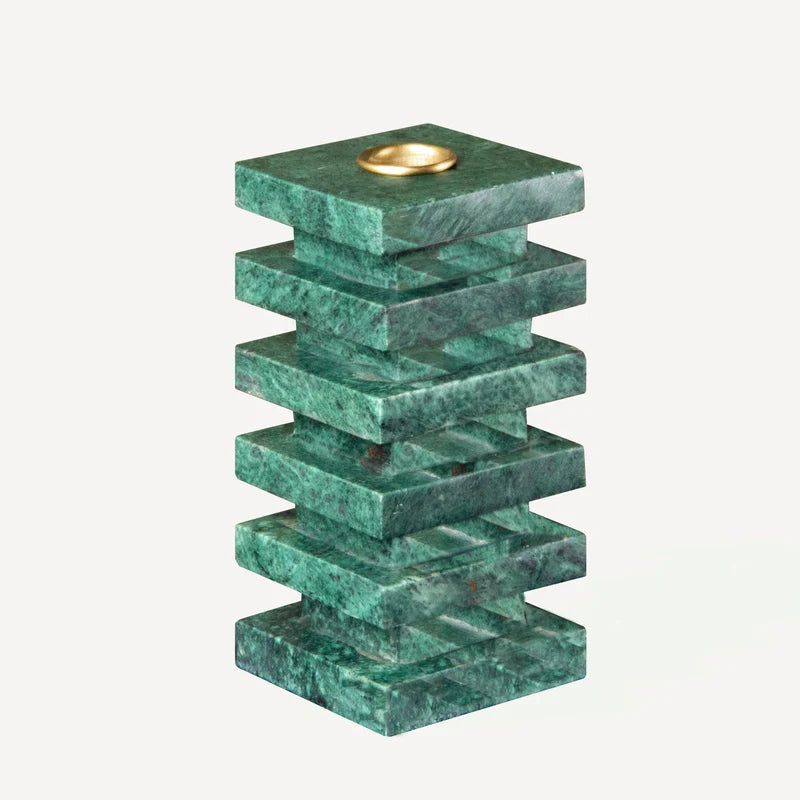 Lenny Candle Holder - Udaipur Green