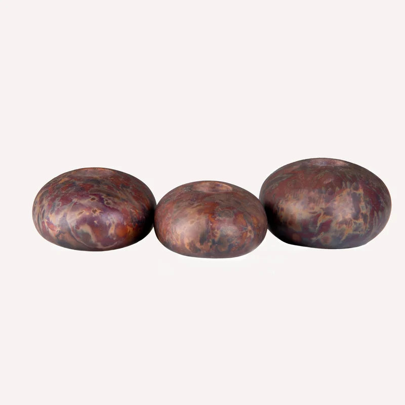 Pebble Candle Holder - Set of 3