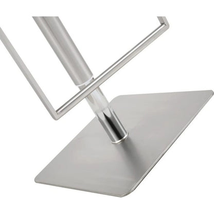 Clay Barstool, White Faux Leather